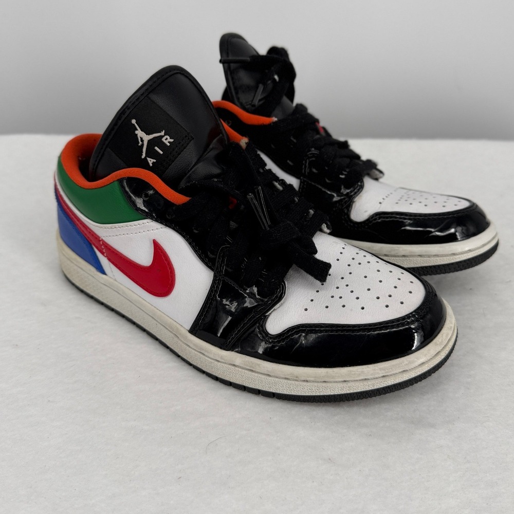 Nike Air Jordan 1 Low Multi-Color Patent Leather Womens 6.5 CZ4776-101